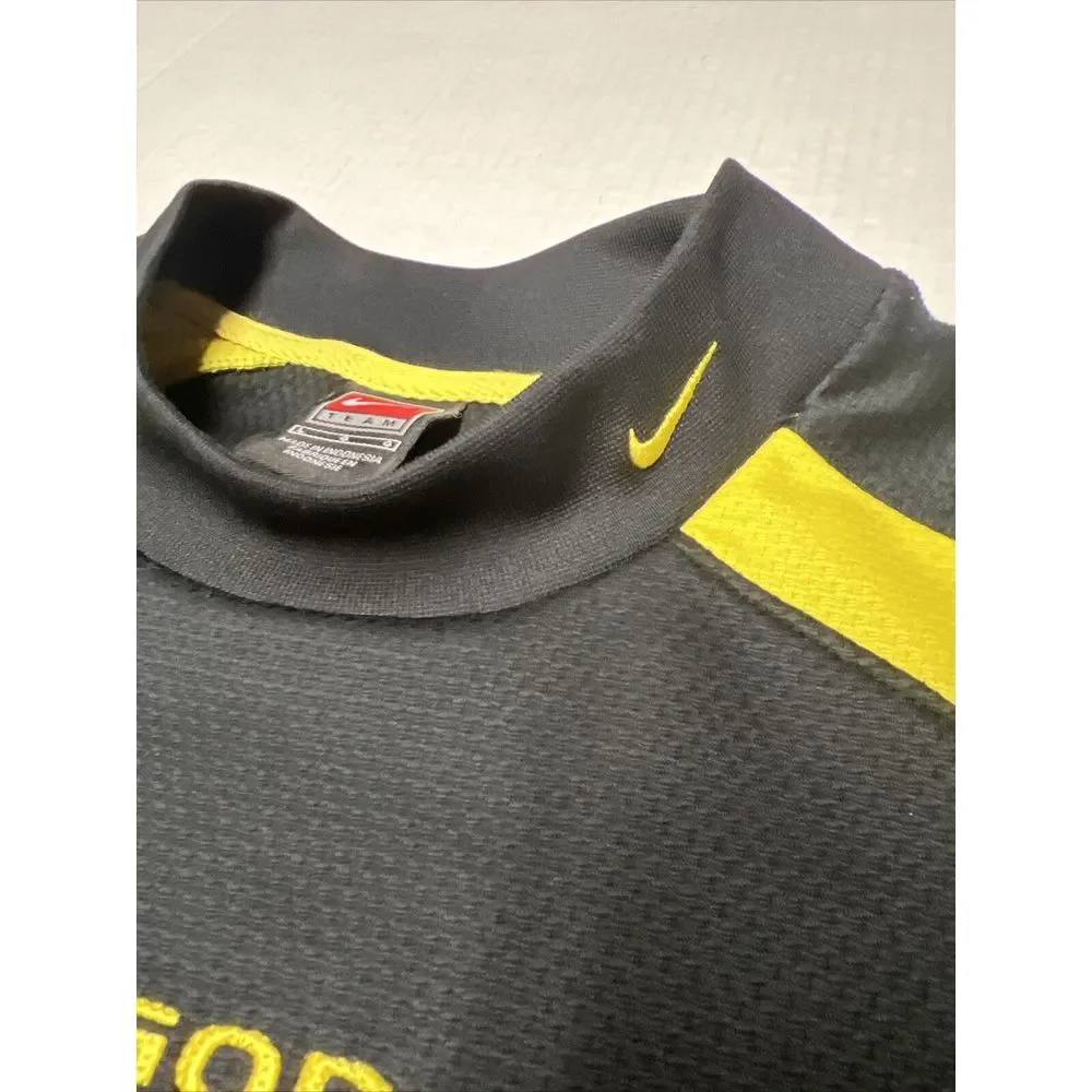 Nike Team Sphere Dry Oregon Ducks Short Sleeve Shirt‎ Men's Large Black Yellow